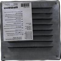 Upmann 54610 Wetterschutzgitter Alu 150x150 wei&szlig; mit Fliegenschutz