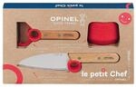 OPINEL Kinder Sicherheit K&uuml;chenmesser Set Le Petit Chef 3-teilig Edelstahl Messer