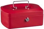 Idena 50038 - Geldkassette 10", Gr&ouml;&szlig;e 255 x 200 x 90 mm, Farbe Rot, 1 St&uuml;ck