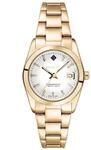 GANT G186005 Everett Mini Damenuhr Goldfarben Edelstahl 28 mm Wei&szlig;es...