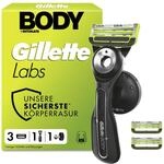 GilletteLabs Body & Intimate Rasierer Herren, Intimrasierer Mann mit Schutz Vor
