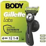 Gillette Labs Body & Intimate Rasierer, K&ouml;rper Und Intimbereich, Schwarz