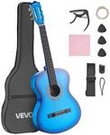 VEVOR Konzertgitarre, 960 mm, Holz-Klassikgitarren-Starter-Set f&uuml;r Anf&auml;nger, mit