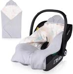 Lionelo TRAVEL Swaddle Blanket Warmes Babytuch f&uuml;r Kindersitz, Tragetasche,