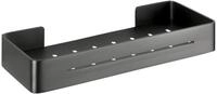 WENKO Wandablage Montella, Ablage zum Schrauben, rostfrei, 5 x 12.8 x 32.4 cm Cesto