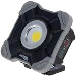 Kerbl Works WorkFire 1000 mobiler LED-Strahler, Arbeitsleuchte, IP54, schwarz, grau,
