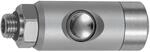 RIEGLER 134055-244.12-D-A Druckknopf-Sicherheitskupplung NW 5,5, drehbar, Alu,...