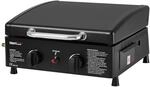 Royal Gourmet 2 Brenner Gasgrill Tischgrill Gas mit 5 kW, Gasplancha mit Deckel