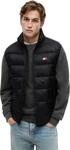 Tommy Jeans Herren Tjm Light Down Vest Ext DM0DM23232 Weste, Schwarz (Schwarz),...