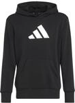 adidas M&auml;dchen Glam Graphic Hoodie Junior Sweatshirt, Black, 3-4 Years