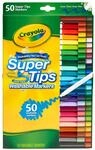 Crayola Supertips Filzstifte Kinder Auswaschbar, Malstifte Set in 50...