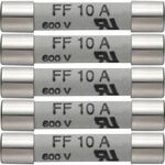 testo - 0590 0005 - Ersatz-Sicherungen; 10 A / 600 V (5 St&uuml;ck)