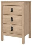 Madrid Nightstand 3 Drawers