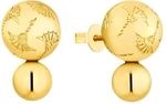 JOOP! Ohrstecker Edelstahl Damen Ohrschmuck, 1,6 cm, Gold, Kommt in Schmuck...