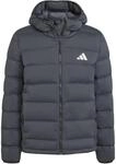 adidas Herren Helionic Climawarm Stretch Hooded Down Coat, black, XXL