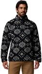 Columbia Rugged Ridge Herren Hochflor Half Zip Fleece Pull Over, Black Checked