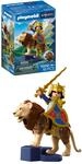 PLAYMOBIL | Knights | L&ouml;we mit goldenem Ritter | Kampf‑Set mit gepanzertem...