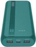 Cellularline Powerbank 20000 mAh mit USB-C In/Out + 2 USB-A-Anschl&uuml;ssen &ndash;