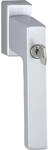 HOPPE 3937860 Fenstergriff Toulon Sperrzylinder TBT, VK 7x37 mm, Silber...
