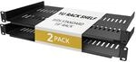 StarTech 2er-Pack 1HE Fachboden f&uuml;r 19 Zoll Netzwerkschrank oder Rack,...