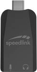 Speedlink VIGO USB-C Sound Card - Externe Soundkarte USB-Adapter mit Mikrofon-...