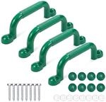 Relaxdays Kletterger&uuml;st Griffe, 4er Pack, je Haltegriff bis 100 kg, Spielturm &