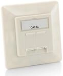 Equip Universal Cat6A Dose RJ45 8/(RAL9010) Reinwei&szlig; 1er P