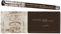 moses. libri_x Tintenroller Leonardo da Vinci, Tintenschreiber aus Metall mit blauer