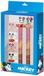 Disney Micky und Minnie Mix-Set mit Radierbarer Gelstift + Ewiger Bleistift + 4