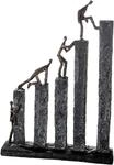 Casablanca Skulptur Raise, Deko Figur Bronze, Kunstharz Statue Wohnzimmer, B&uuml;ro
