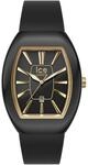 ICE-WATCH - Ice boliday Dome Black Gold - Schwarze Damenuhr mit Silikonarmband -