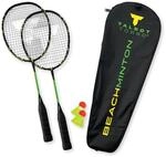 Talbot-Torro Beachminton Set, 2 Beachminton Schl&auml;ger, 2 Beachminton B&auml;lle, 1