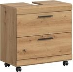 xonox.home &ndash; Waschbeckenunterschrank Scout 60x60x34 cm auf Rollen in Artisan &
