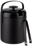 APS 36016 Eiseimer-Set in schwarz, &Oslash; 14 cm, H: 22 cm, 1,3 Liter