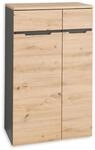 MEMPHIS Aktenschrank B&uuml;roschrank Artisan Eiche Optik Graphit