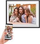 XORO CPF 10C2 10.1 Zoll Digitaler Bilderrahmen mit Frameo App & WiFi, Bilder per