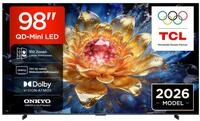 TCL 98T8D 98 Zoll 4K QD-Mini LED HDR UHD Fernseher, Smart Google TV (Dolby...