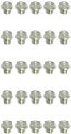 KS Tools &Ouml;lablassschraube, Au&szlig;en6kant 17mm, M14x1,5x13mm, 25er-Pack, 430.2026