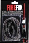 FIREFIX 2046 Keramikkordel &oslash; 12mm, grau I 2m Dichtschnur f&uuml;r Kaminofen I...
