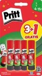 Pritt Klebestift BTS-Promotion Set mit 4x11g Klebestiften, sicherer und