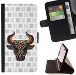 BeanShells [ Microsoft Lumia 850 H&uuml;lle [ Flip Cover Leder Wallet ] &ndash;