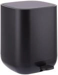 Relaxdays M&uuml;lleimer, 9 Liter, Absenkautomatik, entnehmbarer Inneneimer, Matter