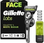 Gillette Labs Rasierer Herren, Nassrasierer, Metall, Grau