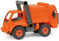 Lena 04216 - EcoActives M&uuml;llwagen mit M&uuml;lltonne, Nutzfahrzeug ca. 30 cm, Robustes