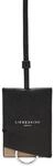 LIEBESKIND BERLIN Leder Schl&uuml;sselanh&auml;nger Chudy Small Pebble Pendant Black schwarz