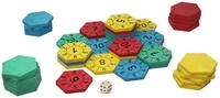 WISSNER&reg; RE-Wood Mathespiel Zahlenburg Hexagon - Lernspiel