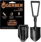 Gerber Gear 05942 E-Tool, Spaten ohne Scheide, Schwarz