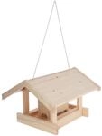 Kerbl Hobbyfarming 87047 Vogelfutterhaus Leitenberg, Aus Holz, 40x32x24,5 cm