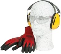Oregon 572870 Brushcutter und Rasentrimmer Sicherheits-Set mit Handschuhe, weiche