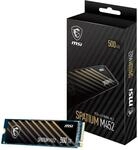 MSI SPATIUM M452 PCIe 4.0 NVMe M.2 500GB